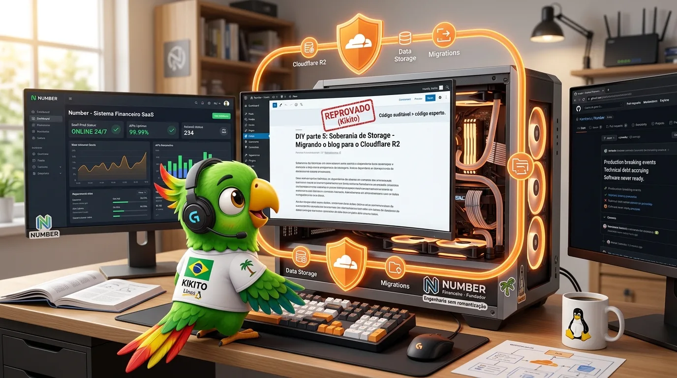 DIY parte 5: Soberania de Storage -Migrando o blog para o Cloudflare R2